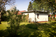 Ferienhäuschen am Kapitänshaus im Ostseebad Wustrow auf dem Fischland Darss Zingst